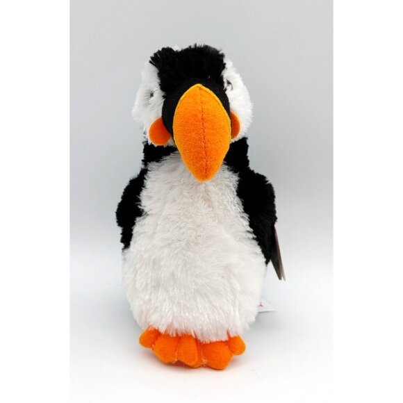 Aurora Puffin Penguin Eco Friendly 7" Plush Stuffed Animal New - Picture 2 of 5